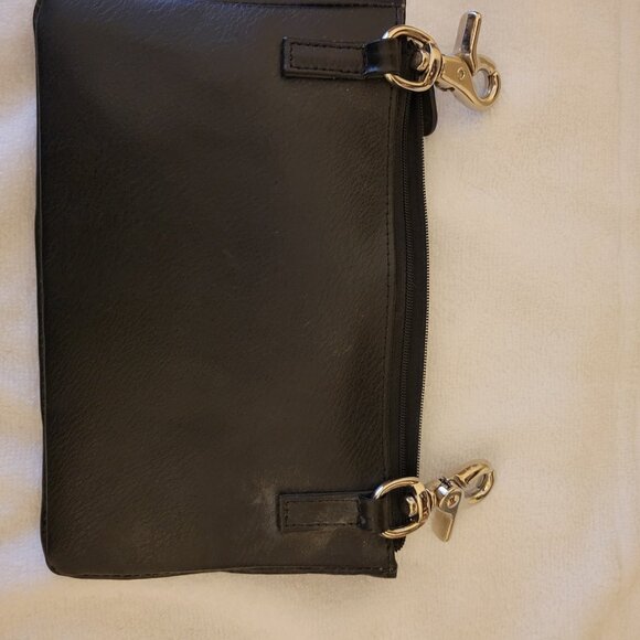 Harley Davidson Leather Studded Zip Closure Clip-on Hip Bag Belt Pouch - Picture 3 of 7